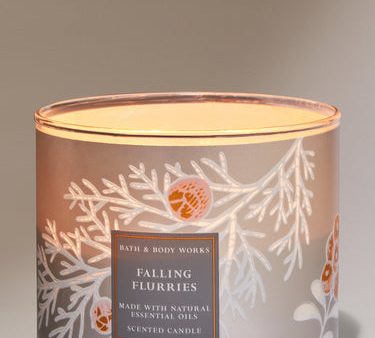 Bath &  Body Works Falling Flurries 3-Wick Candle Online