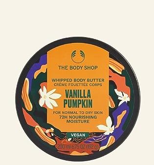 The Body Shop Vanilla Pumpkin Whipped Body Butter 72H Vegan Moisture 6.9 OZ (200ml) Online now