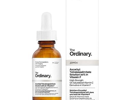 The Ordinary Ascorbyl Tetraisopalmitate Solution 20% in Vitamin F 1 oz  30 mL Online Sale