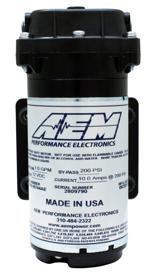 AEM Water   Methanol Injection 6-Amp Recirculation-Style Pump 200psi for One-Gallon Kit **replacemen Fashion