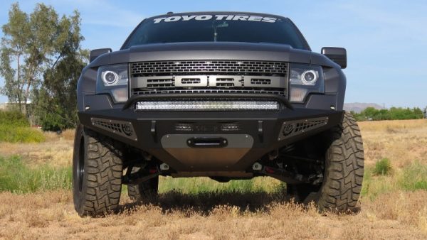 Addictive Desert Designs 10-14 Ford F-150 Raptor HoneyBadger Front Bumper w  Winch Mount Online Sale