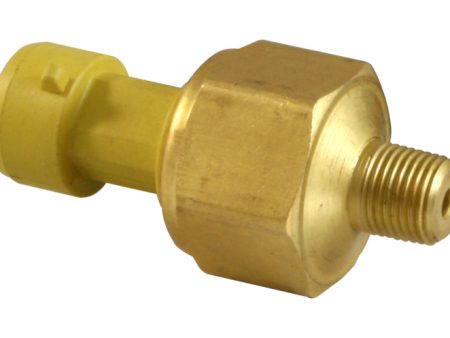 AEM 150 PSIg MAP Brass Sensor Kit (Includes 150 PSIg Brass Sensor & 12in Flying Lead Connector) For Sale