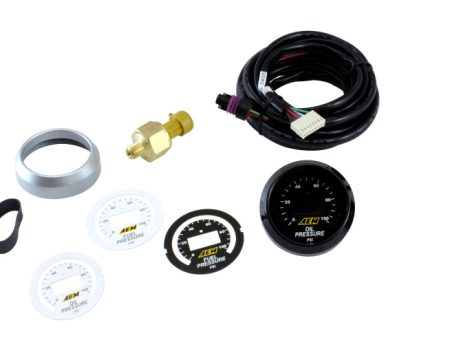 AEM 52mm Pressure (Oil or Fuel) Digital Gauge Online Hot Sale