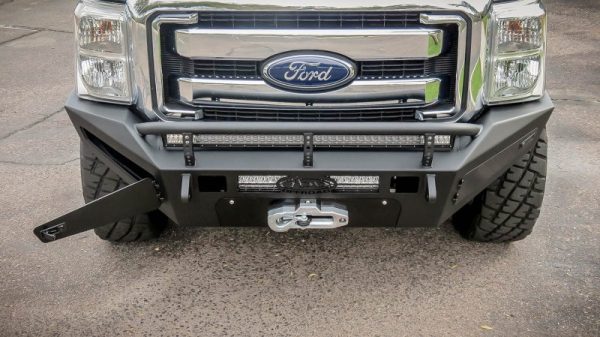 Addictive Desert Designs 11-16 Ford F-250 Super Duty HoneyBadger Front Bumper w  Storage Box Supply