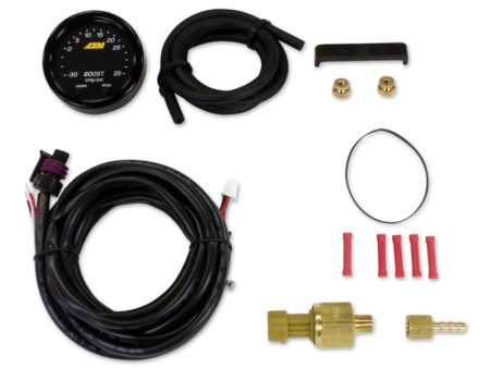 AEM X-Series Boost Pressure -30inHg 60psi Gauge Kit Online Sale