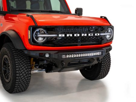 Addictive Desert Designs 2021+ Ford Bronco Stealth Fighter Front Bumper w  Winch Mount For Cheap