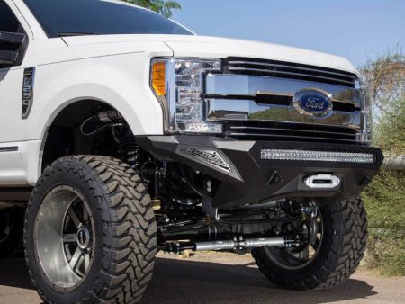 Addictive Desert Designs 17-18 Ford F-250 Super Duty Stealth Fighter Front Bumper w  Winch Mounts Online