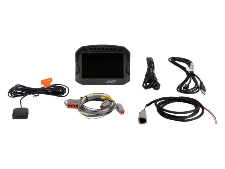 AEM CD-5LG Carbon Logging Digital Dash Display w  Internal 10Hz GPS & Antenna Supply