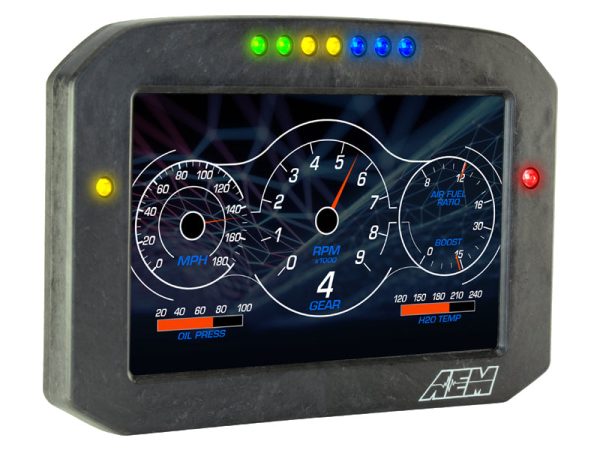 AEM CD-7LG Carbon Logging Flush Digital Dash Display w  Internal 20Hz GPS & Antenna Online