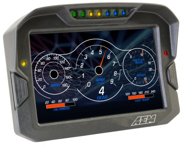 AEM CD-7 Non Logging GPS Enabled Race Dash Carbon Fiber Digital Display w o VDM (CAN Input Only) Hot on Sale