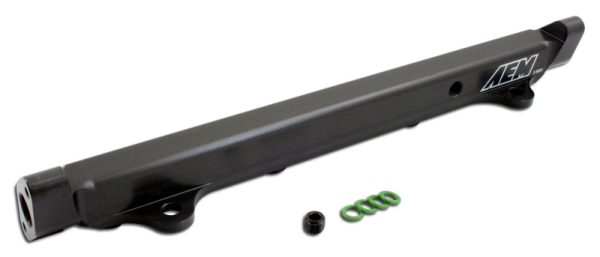 AEM 03-06 Evo 8 & 9 Black Fuel Rail Online Hot Sale