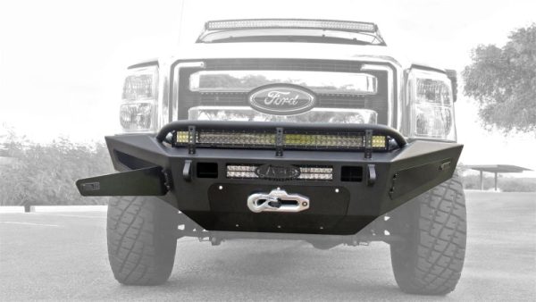 Addictive Desert Designs 11-16 Ford F-250 Super Duty HoneyBadger Front Bumper w  Storage Box Supply