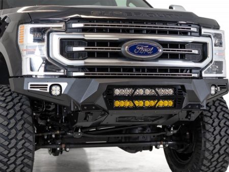 Addictive Desert Designs 17-20 Ford Super Duty Bomber Front Bumper w  Mounts For 20in Light Bars Sale