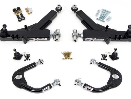 UMI Performance 93-02 GM F-Body Front A-Arm Kit Road Race Boxed Lower + Adj Upper Cheap