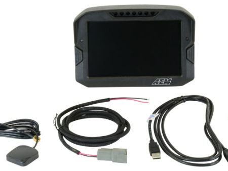 AEM CD-7 Non Logging GPS Enabled Race Dash Carbon Fiber Digital Display w o VDM (CAN Input Only) Hot on Sale