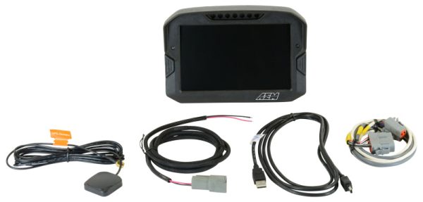 AEM CD-7 Non Logging GPS Enabled Race Dash Carbon Fiber Digital Display w o VDM (CAN Input Only) Hot on Sale