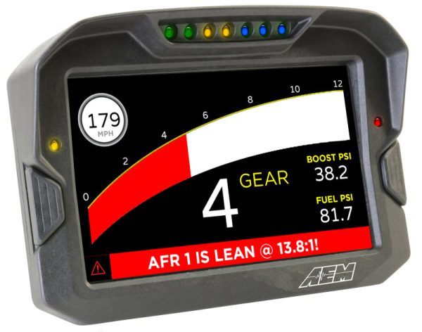 AEM CD-7 Non Logging Race Dash Carbon Fiber Digital Display (CAN Input Only) Supply